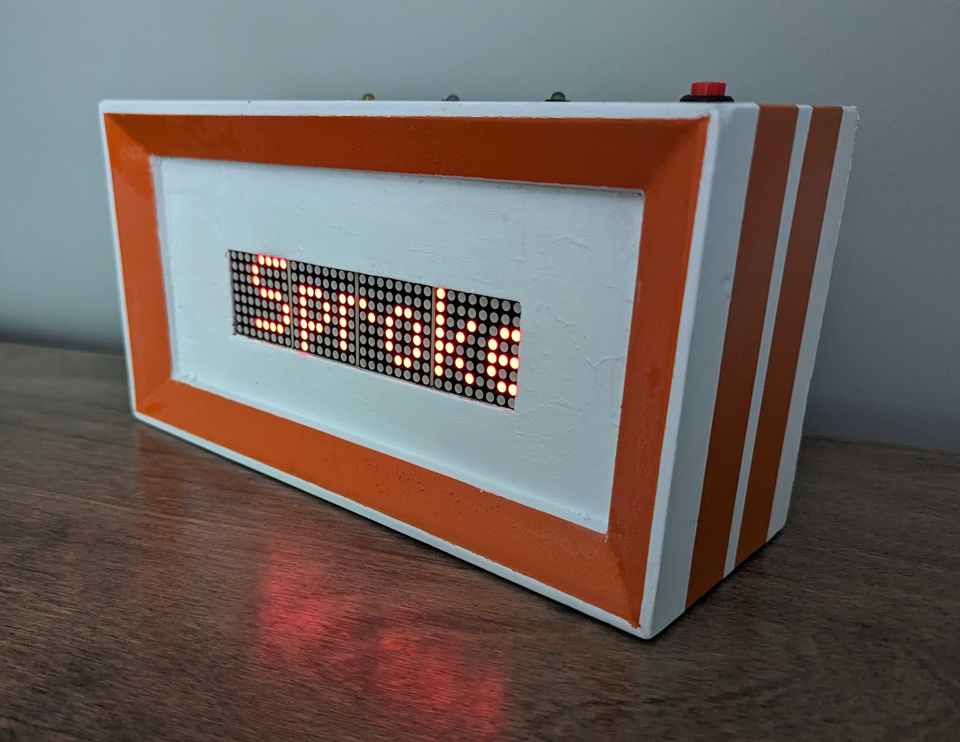 Introducing the Sproket Logic Scrolling Display Box (Orange Stripe Edition)